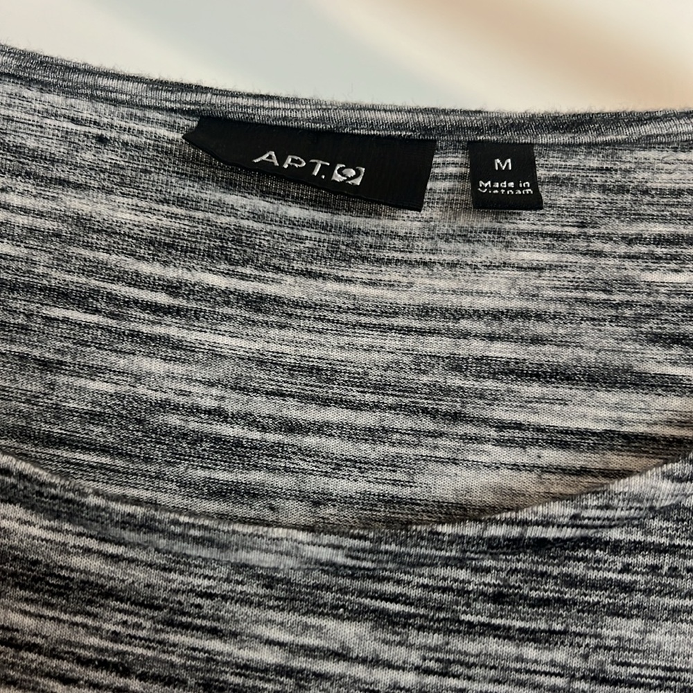 Gray easy dress with pockets - Picture 2 of 7